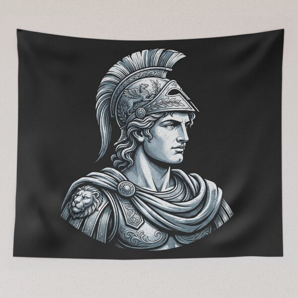 Item preview, Alexander The Great Ancient Greek Warrior Portrait designed and sold by Owcomm.