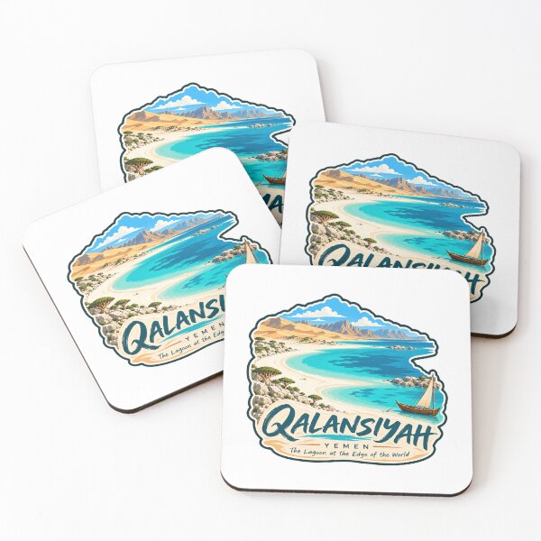 Item preview, Qalansiyah Yemen The Lagoon At The Edge Of The World Travel Destination Explorer designed and sold by RetroMini2026.