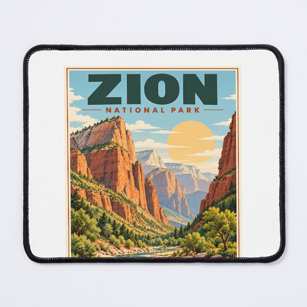 Item preview, Zion National Park Utah Travel Outdoors Hiker Souvenir designed and sold by NeedForParks.