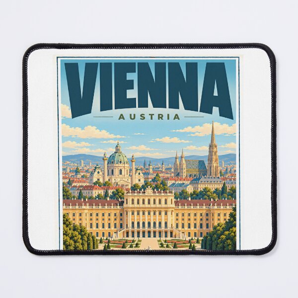 Item preview, Vienna Austria European Travel Capital City Tourist Souvenir designed and sold by NightGlyph.
