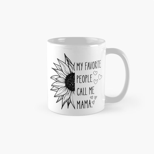 Aperçu de l'œuvre Graphisme amusant pour mamans assorties : Mes personnes préférées m’appellent maman créée et vendue par Vikingstorm.