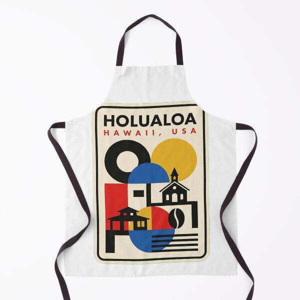 Item preview, Retro Holualoa Bauhaus Geometric Skyline designed and sold by k3rstman1.