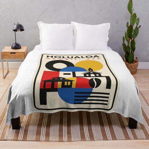 Item preview, Retro Holualoa Bauhaus Geometric Skyline designed and sold by k3rstman1.