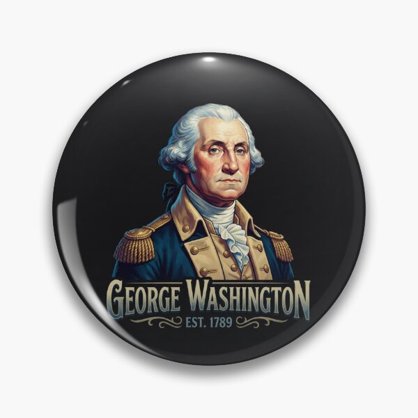 Item preview, George Washington Founding Father Portrait Illustration designed and sold by Owcomm.