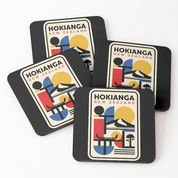Item preview, Retro Hokianga Bauhaus Geometric Skyline designed and sold by k3rstman1.