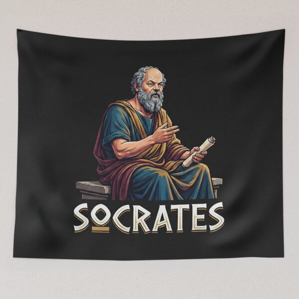 Item preview, Ancient Greek Philosopher Socrates Portrait Illustration designed and sold by Owcomm.