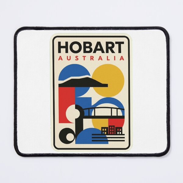 Item preview, Retro Hobart Bauhaus Geometric Skyline designed and sold by k3rstman1.