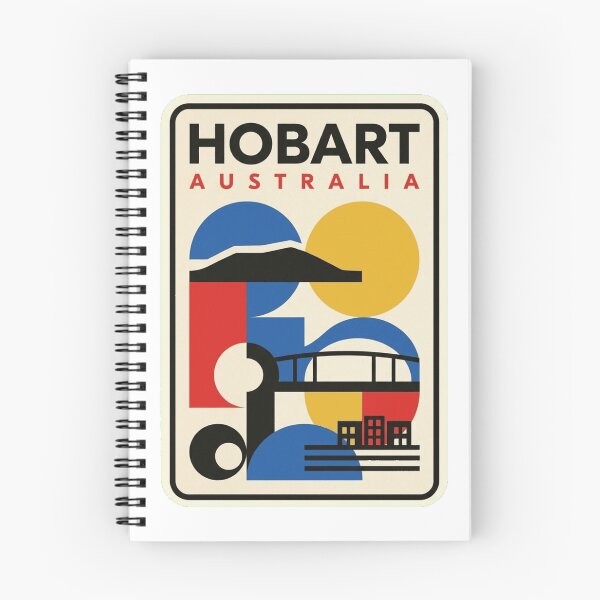 Item preview, Retro Hobart Bauhaus Geometric Skyline designed and sold by k3rstman1.