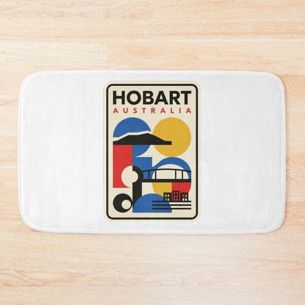 Item preview, Retro Hobart Bauhaus Geometric Skyline designed and sold by k3rstman1.