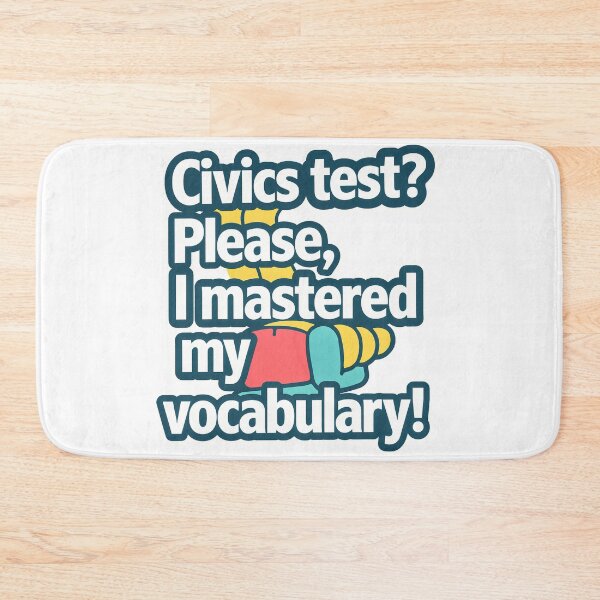 Item preview, Civics Test? I Mastered My Vocabulary! designed and sold by NiftyWrx.