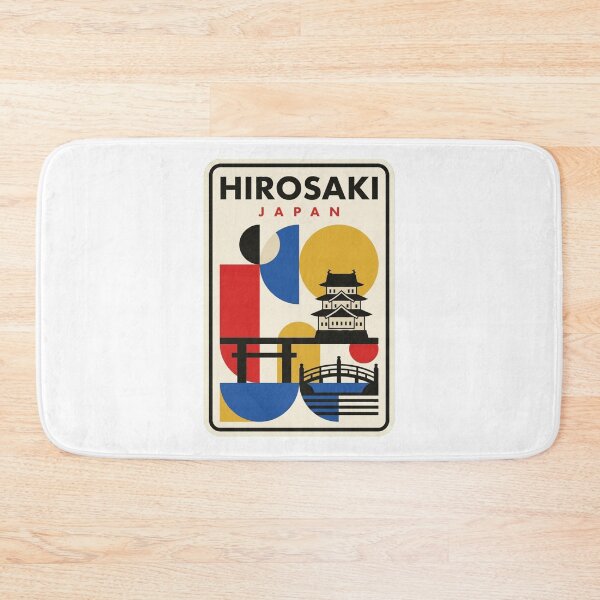 Item preview, Retro Hirosaki Bauhaus Geometric Skyline designed and sold by k3rstman1.