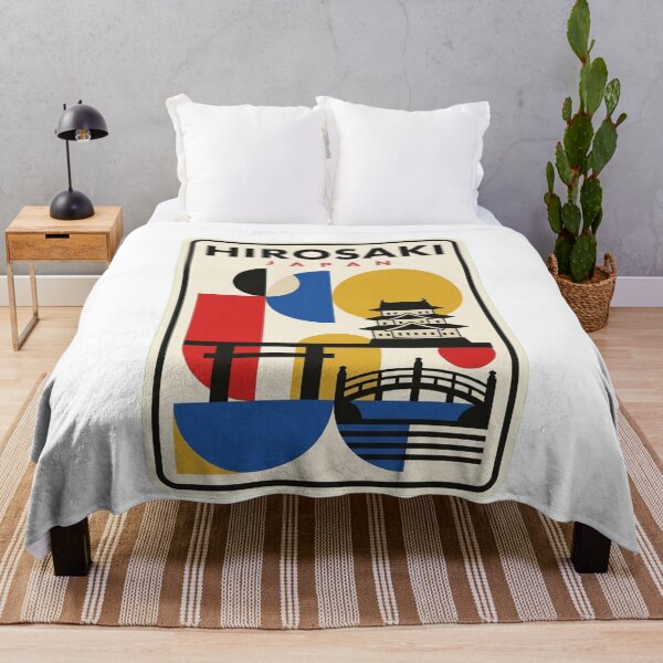 Item preview, Retro Hirosaki Bauhaus Geometric Skyline designed and sold by k3rstman1.