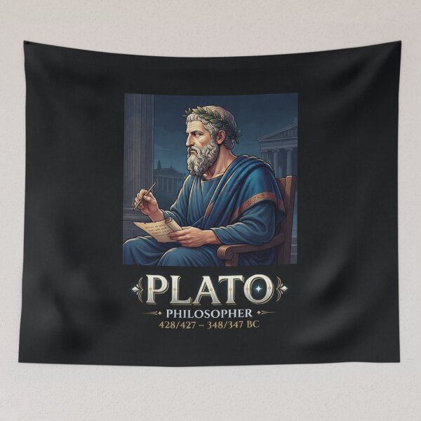 Item preview, Ancient Greek Philosopher Plato Classical Illustration Artwork    designed and sold by Owcomm.
