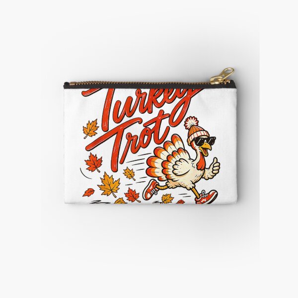 Item preview, Turkey Trot Social Club Funny Thanksgiving Running Turkey Sleeveless Tank Top designed and sold by shop-insider.