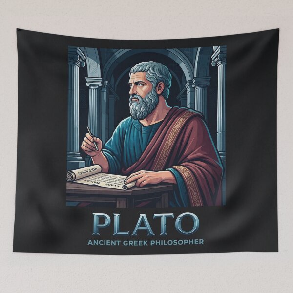 Item preview, Ancient Greek Philosopher Plato Classical Illustration designed and sold by Owcomm.