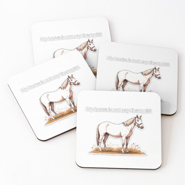 Item preview, Horse Lovers Minimalist Quote Art designed and sold by NiftyWrx.