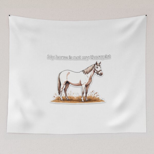 Item preview, Horse Lovers Minimalist Quote Art designed and sold by NiftyWrx.