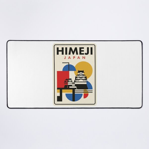 Item preview, Retro Himeji Bauhaus Geometric Skyline designed and sold by k3rstman1.
