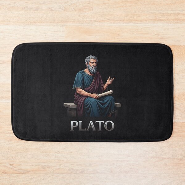 Item preview, Ancient Greek Philosopher Plato Scroll Illustration Portrait designed and sold by Owcomm.