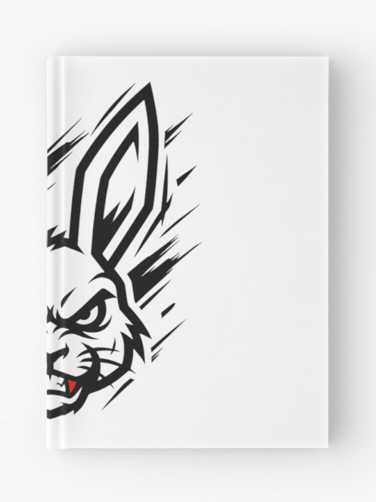 Thumbnail 1 of 3, Journal, Angry Rabbit designed and sold by funspms.