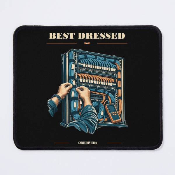 Item preview, Best Dressed Cable Division - Structured Cabling Art designed and sold by Numerous-Niches.