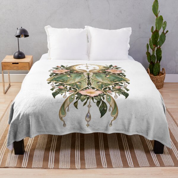 Item preview, Luna Moth Beneath a Golden Moon designed and sold by Gifts0.