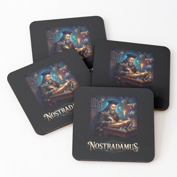 Item preview, Nostradamus Astrologer Writing Celestial Prophecies In Study    designed and sold by Owcomm.
