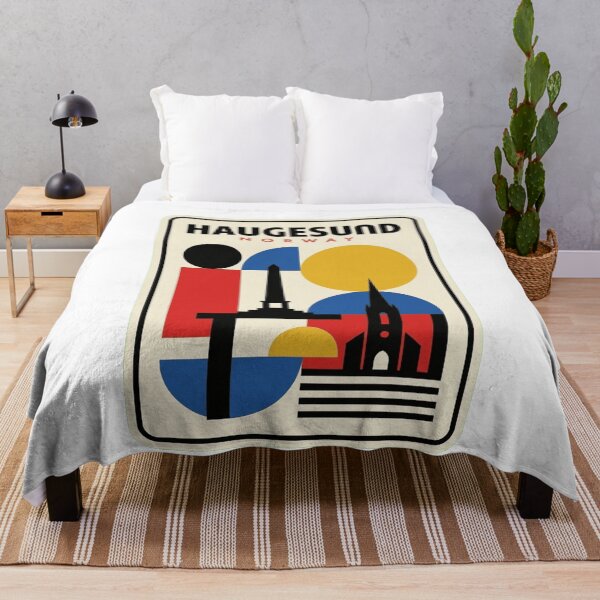 Item preview, Retro Haugesund Bauhaus Geometric Skyline designed and sold by k3rstman1.