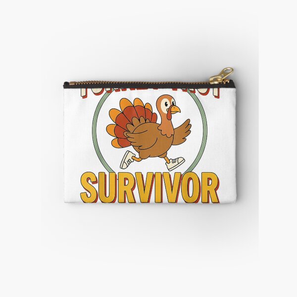 Item preview, Turkey Trot Survivor 2026 Thanksgiving Morning 5K Finisher T-Shirt designed and sold by Atros.