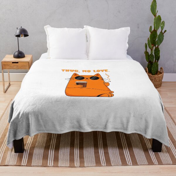 Item preview, Thug, no love. designed and sold by MeowWatStudio.