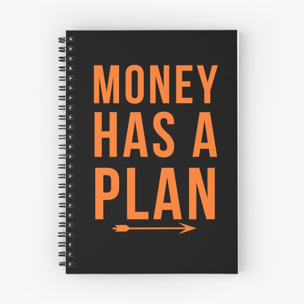 Item preview, Money Has a Plan – Personal Finance Typography Design designed and sold by FCA SIR MERCH .