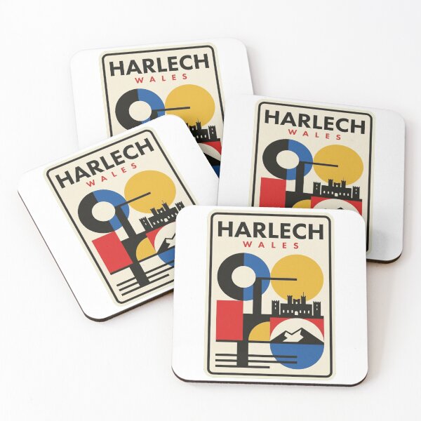 Item preview, Retro Harlech Bauhaus Geometric Skyline designed and sold by k3rstman1.