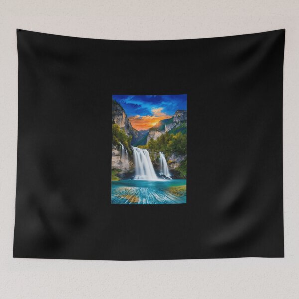 Item preview, Albert-Bierstadt-Staubbach-Falls designed and sold by SalvadorEllison.