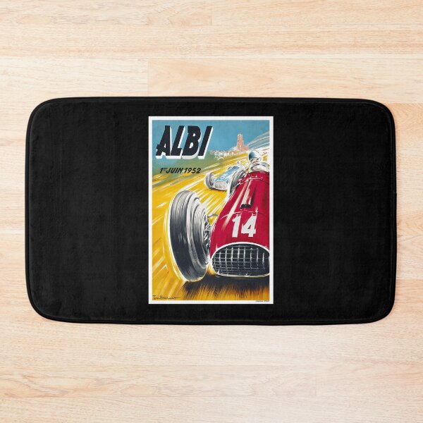 Item preview, Albi--Vintage-1952-Grand-Prix-Auto-Racing-Advertising-Print designed and sold by hladboste.