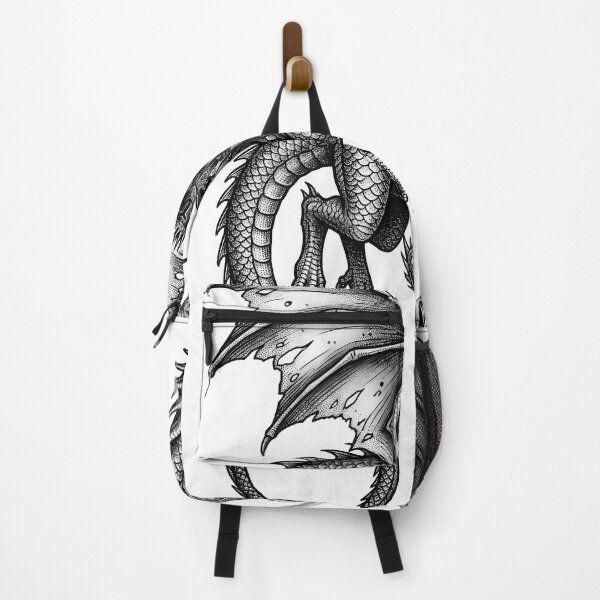 Item preview, Charging Dragon Rider - Mirrored Dive Knight Ink Illustration designed and sold by DragonSerpent Ink.
