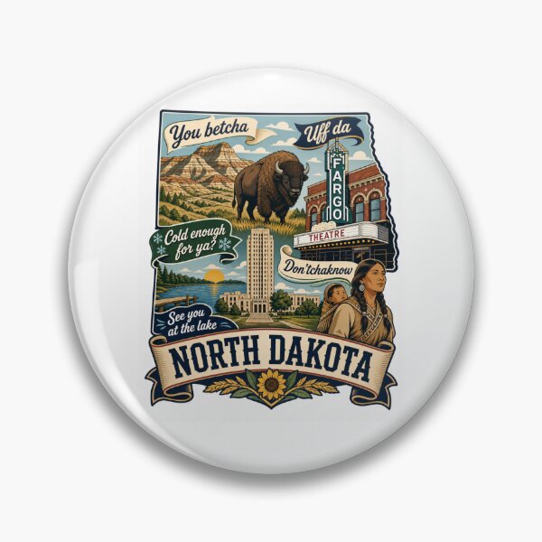 Item preview, North Dakota Deep designed and sold by 5PointsDigital.