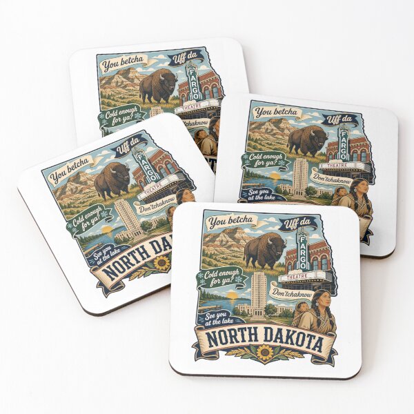Item preview, North Dakota Deep designed and sold by 5PointsDigital.