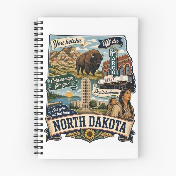 Item preview, North Dakota Deep designed and sold by 5PointsDigital.