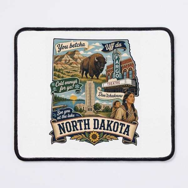 Item preview, North Dakota Deep designed and sold by 5PointsDigital.
