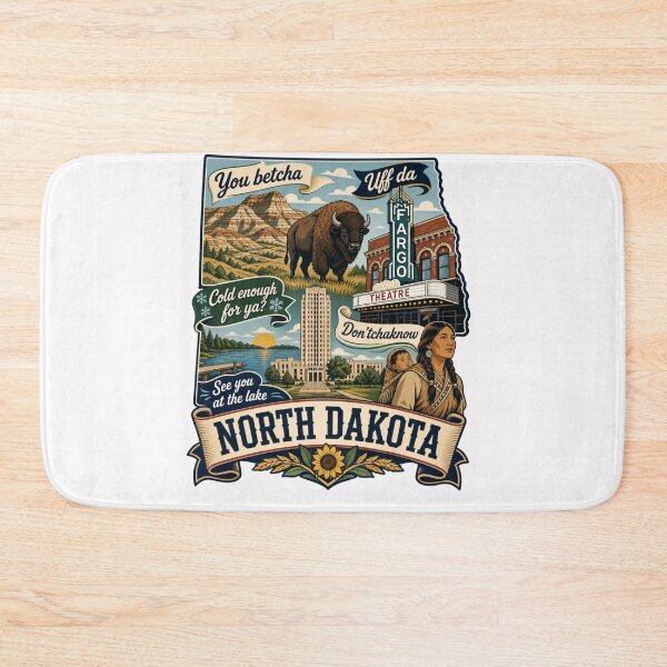 Item preview, North Dakota Deep designed and sold by 5PointsDigital.