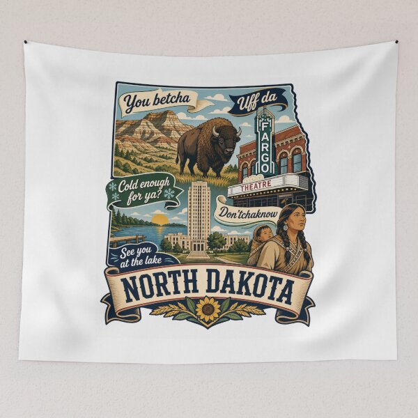 Artikelvorschau, Tief in North Dakota entworfen und verkauft von 5PointsDigital.