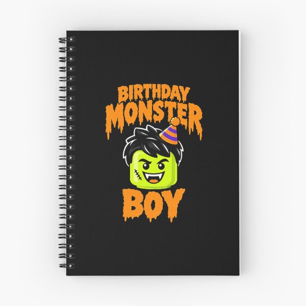 Item preview, Building Blocks Head Bricks Halloween Birthday Monster Boy designed and sold by clarabersetart.