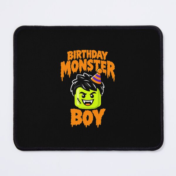 Item preview, Building Blocks Head Bricks Halloween Birthday Monster Boy designed and sold by clarabersetart.