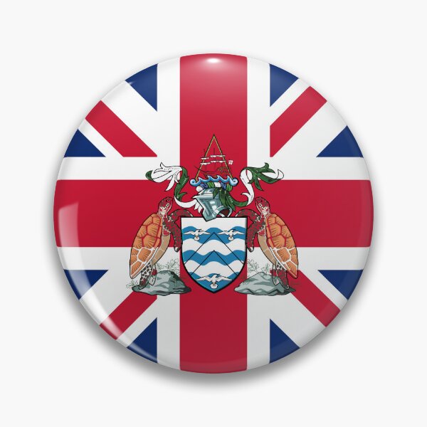 Item preview, Ascension Island Circle Flag SH-AC designed and sold by shitpostee.