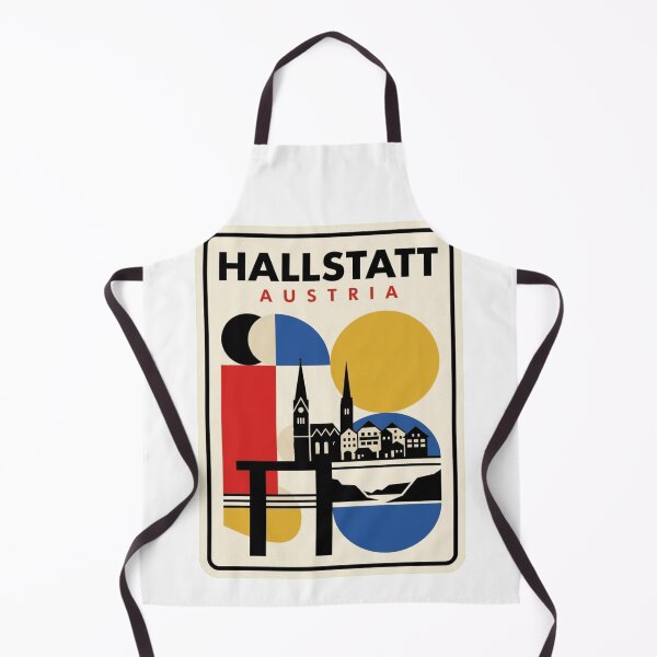 Item preview, Retro Hallstatt Bauhaus Geometric Skyline designed and sold by k3rstman1.