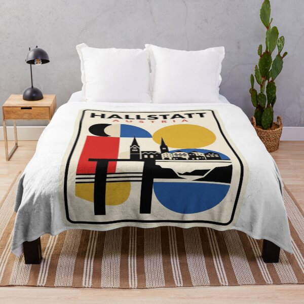Item preview, Retro Hallstatt Bauhaus Geometric Skyline designed and sold by k3rstman1.