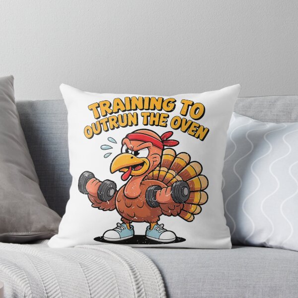 Item preview, Turkey Trot Training Outrun Oven Funny Thanksgiving Running T-Shirt designed and sold by E-Capoeira shop.