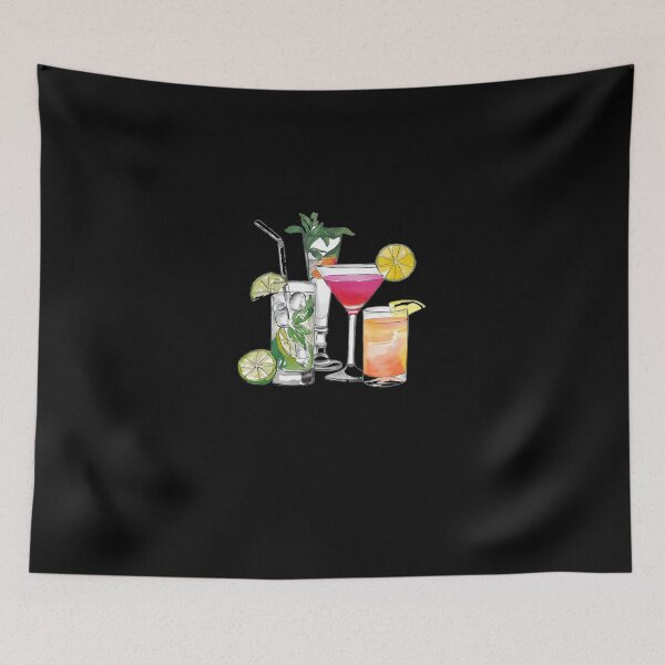 Item preview, Alcohol-Drinks-Tapestry designed and sold by DaniaNeal.