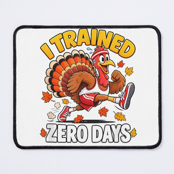 Item preview, Turkey Trot Zero Days Run T-Shirt designed and sold by Design-phuket.