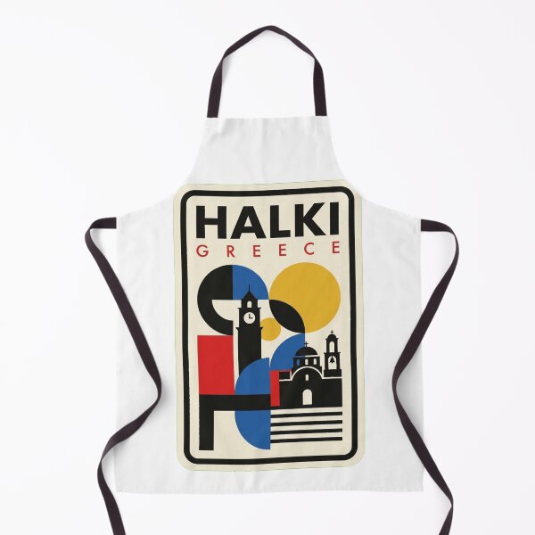 Item preview, Retro Halki Bauhaus Geometric Skyline designed and sold by k3rstman1.